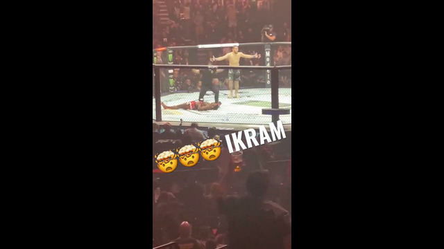 Потрясающий дебют Икрама Алискерова в UFC. Он нокаутировал￼ Хоуза в первом раунде на #UFC288