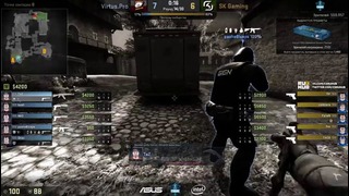 ESL One Cologne 2016. Semi-Final: Virtus.Pro vs SK Gaming – map 1 – de cobblestone