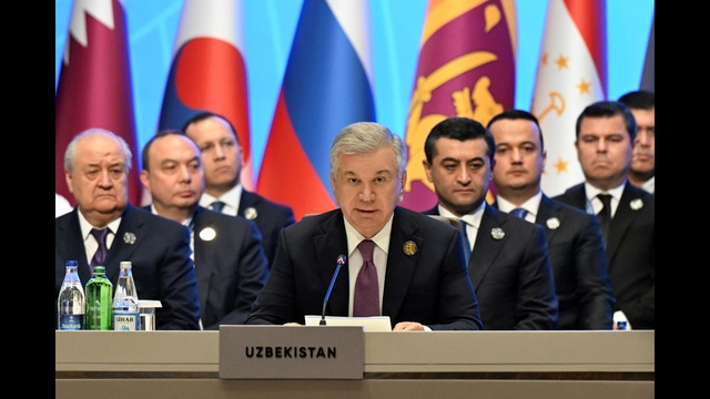 Sh.Mirziyoyev: Osiyoning turli hududlaridagi qurolli nizolar barchamizni chuqur xavotirga solmoqda
