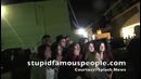 Justin Bieber Talks with fans, takes group picture in Hollywood