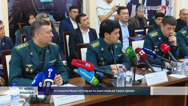 IIO faoliyatidagi yutuqlar va kamchiliklar tahlil qilindi