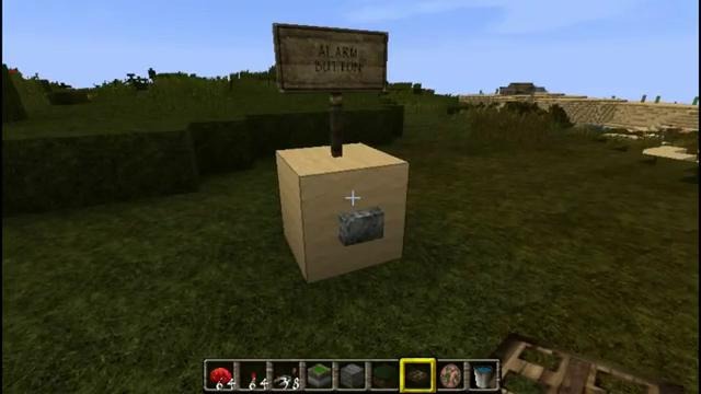 Строим кнопку вызова сторожевых собак [Уроки по Minecraft
