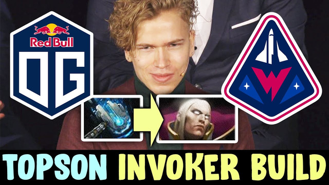 Topson legendary invoker build — og vs winstrike