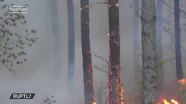 Природа карает огнем: люди бегут от пламени. Мощные пожары в Европе: Испания, Франция. Якутск в дыму