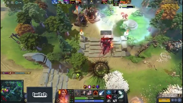 Dota 2 NoOne Дико Сгорел с Хакона – Разборка на Стримчанском