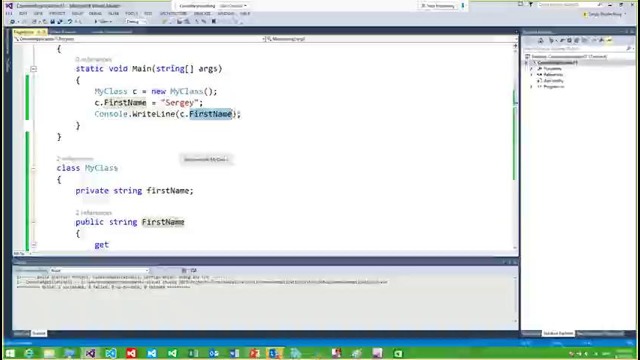 Язык программирования C# (Урок 13 из 24. Свойства и индексаторы.)