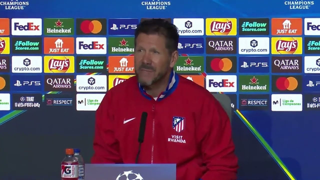 Диего Симеоне перед ответным матчем ЛЧ Атлетико – Барселона