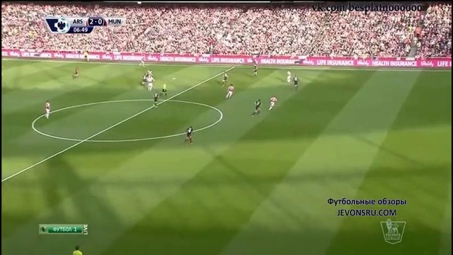 480p «Арсенал» – «Манчестер Юнайтед» 3:0. Обзор матча 04.10.2015