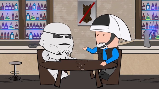 Уэс и Флинн Играют в Star Wars- Battlefront [s01e05] (720p)