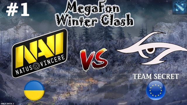 Natus Vincere vs Team Secret #1, MegaFon Winter Clash, bo3. 07.12.2018