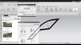 2. How to create Bounded Plane and thicken in NX CAD with render method