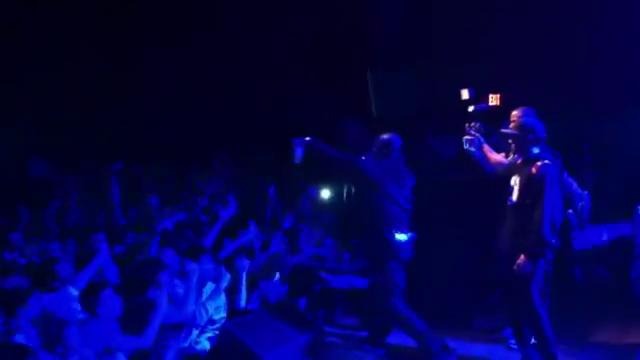 Tech N9ne x Hopsin perform Am I A Psycho in Lawrence, KS