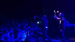Tech N9ne x Hopsin perform Am I A Psycho in Lawrence, KS