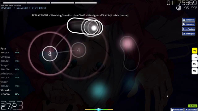 ClariS – Hitorigoto [Little’s Insane, 4,76*] by shoukko