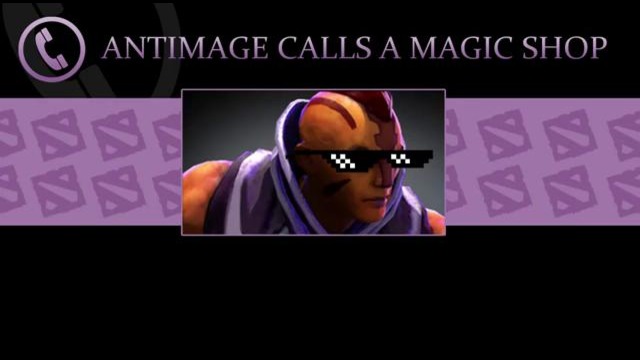 FUNNY VIDEO – Antimage Calls a Magic Shop (Dota 2)