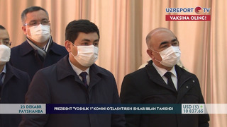 Prezident Shavkat Mirziyoyev Olmaliq shahriga tashrif buyurdi