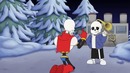 Фриск опять одурачил Папируса (анимация по undertale)
