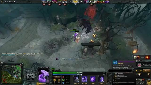 Dread’s stream. Dota 2 Disruptor, Faceless Void, Axe 01.09.2016Часть2