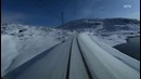 Вид с кабины скоростного поезда