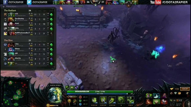 Dota 2 W33 [Earth Spirit] Carry Build Earth Spirit Safe Lane