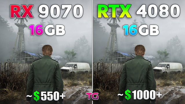 RX 9070 vs RTX 4080 – Test in 10 Games