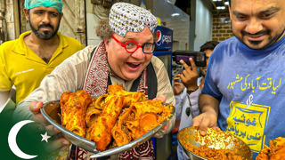 Уличная еда в Карачи, Пакистан. Бирьяни с гигантскими мозговыми костями. Лучшая пакистанская уличная еда