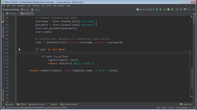Django Tutorial for Beginners – 36 – User Authentication and Login
