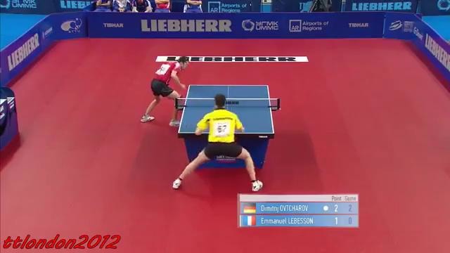 Dimitrij Ovtcharov vs Emmanuel Lebesson (ETTC 2015)