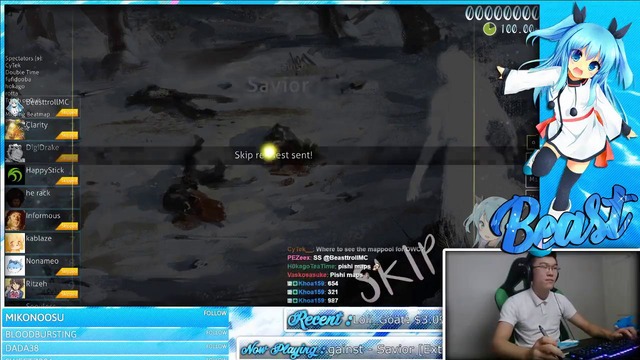 Osu! – Livestream Highlights #27 {Azerite GODMODE Rafis new – GN MORE