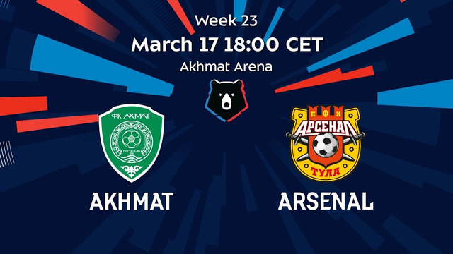 Akhmat vs Arsenal, Week 23 | RPL 2020/21