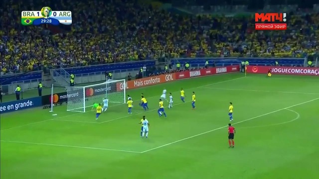 Бразилия – Аргентина | Русский обзор матча | Кубок Америки 2019 | 1/2 финала | Обзор