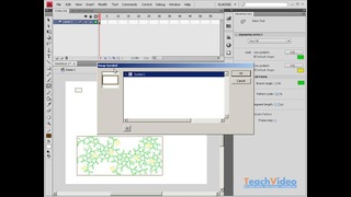 13 Adobe Flash CS4 – Инструмент Deco Tool (Декорирование) – Создание узора