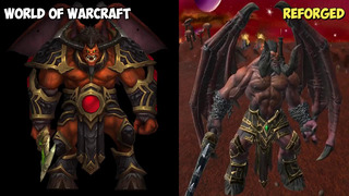 Warcraft III Reforged – Burning Legion Demons Comparison (2002 VS 2020) Plus Archimonde & Kil’Jaeden