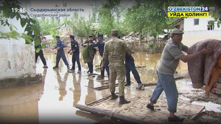 Положение и восстановительные работы в районах Сырдарьинской области