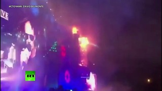 На фестивале электронной музыки близ Барселоны загорелась сцена
