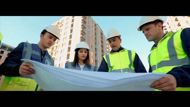 Строительство жилого комплекса Olmazor Business City в формате таймлапс-видео