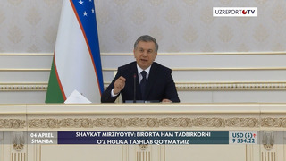 Prezident Shavkat Mirziyoyev yana bir bor xalqimizga murojaat qildi