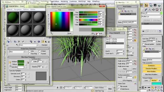 GrowFX 1.9.8 SP3 Creating Grass 1
