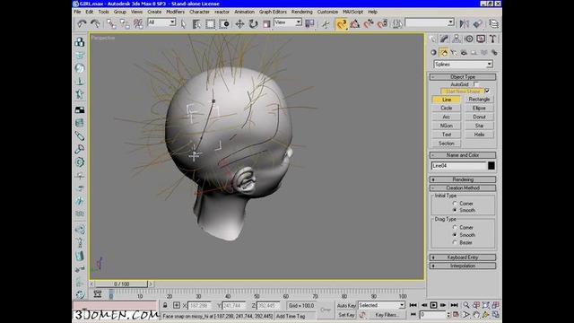 22.3dsmax hair2