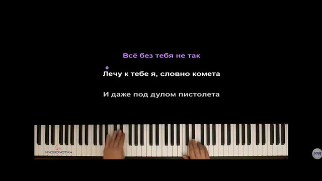 Jony – Комета ● караоке PIANO KARAOKE ● ᴴᴰ + НОТЫ & MIDI