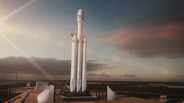 SpaceX опубликовала 3D-анимацию предстоящего запуска Falcon Heavy