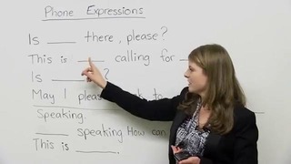 Speaking English – How to answer the phone