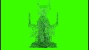 Water in green screen free stock footage 280,400 p