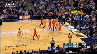 NBA 2017: Oklahoma City Thunder vs Denver Nuggets | Highlights | April 9, 2017