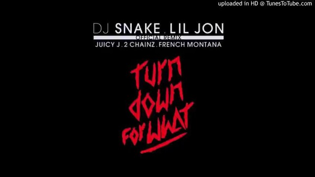 DJ Snake & Lil Jon ft. Juicy J, 2Chainz, French Montana – Turn Down For What (Remix)