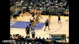 Throwback: NBA Finals 2001. Allen Iverson vs Kobe Bryant. Game 1