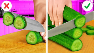 Как очистить и нарезать фрукты и овощи 🥒🥕 Как очистить манго, банан и гранат