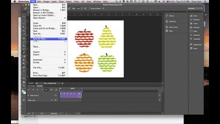 Creating an animated GIF in Photoshop CS6 using images