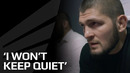 I will be coaching from the first row’ – Khabib Nurmagomedov