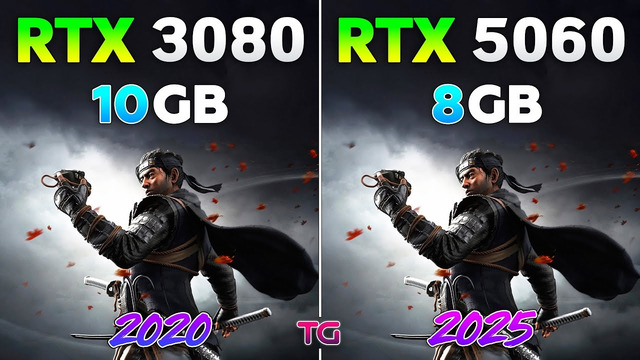 RTX 5060 vs RTX 3080 – Test in 12 Games